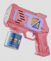 Пистолет для мыл пузырей, розовый